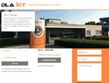 Tablet Screenshot of dla.nl