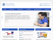Tablet Screenshot of dla.org.uk
