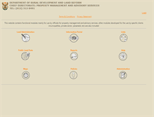 Tablet Screenshot of dla.org.za
